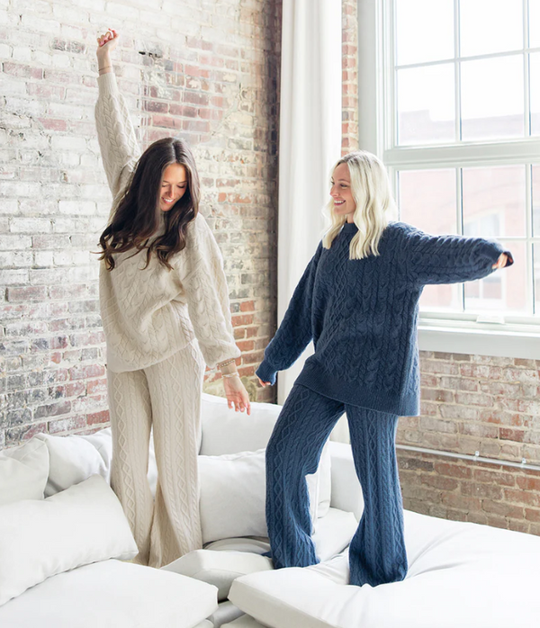 Comfy Cozy Sweater Pants - Windsor