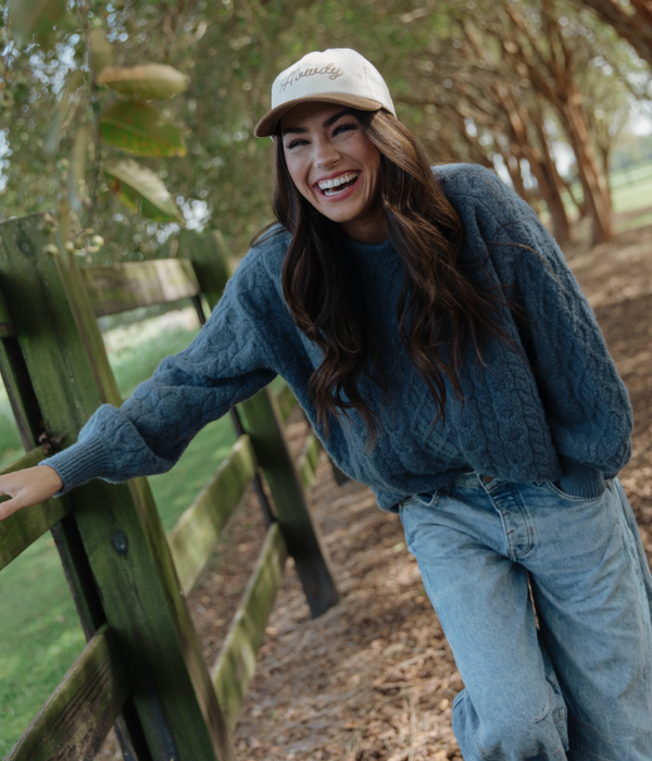 Comfy Cozy Cable Sweater - Windsor