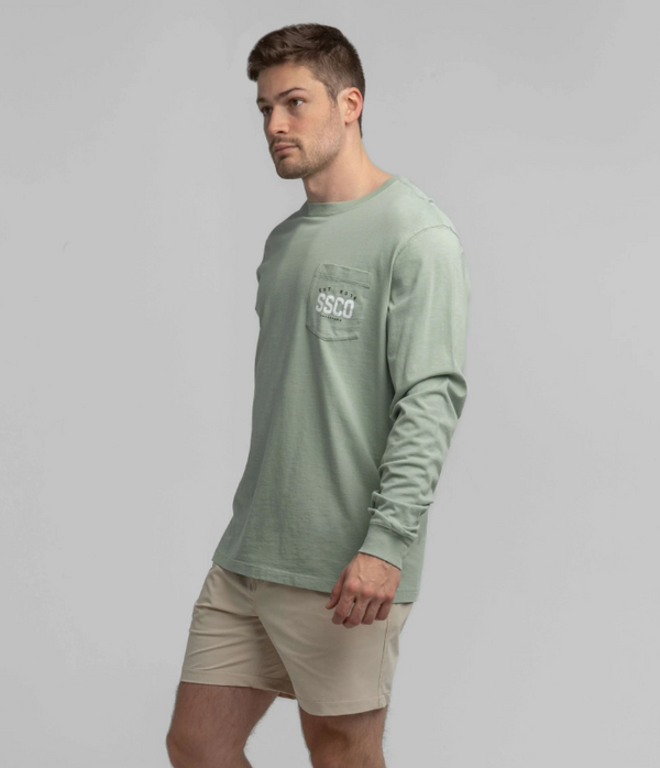 Winged Pursuit Tee - Iceberg Green