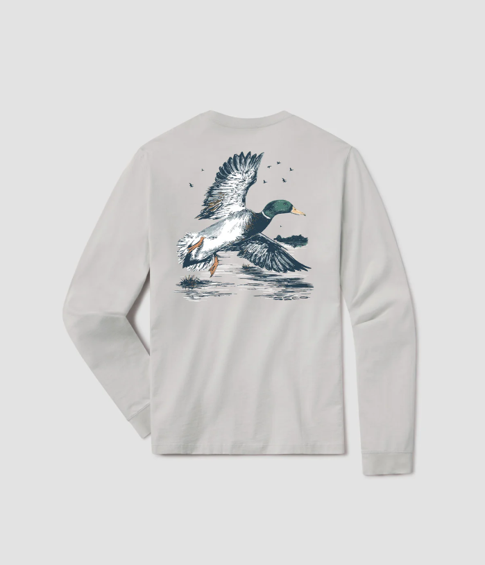 Youth Winged Pursuit Tee - Oyster