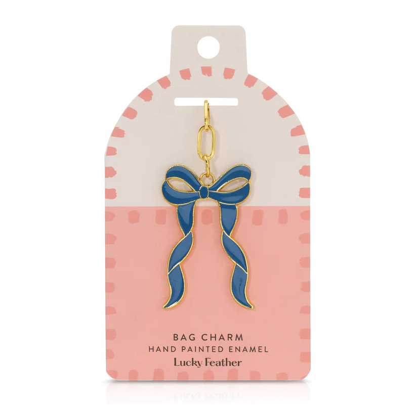 Enamel Bag Charms - Bow