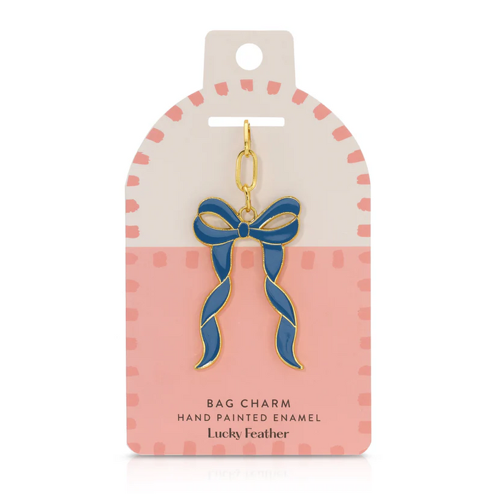 Enamel Bag Charms - Bow
