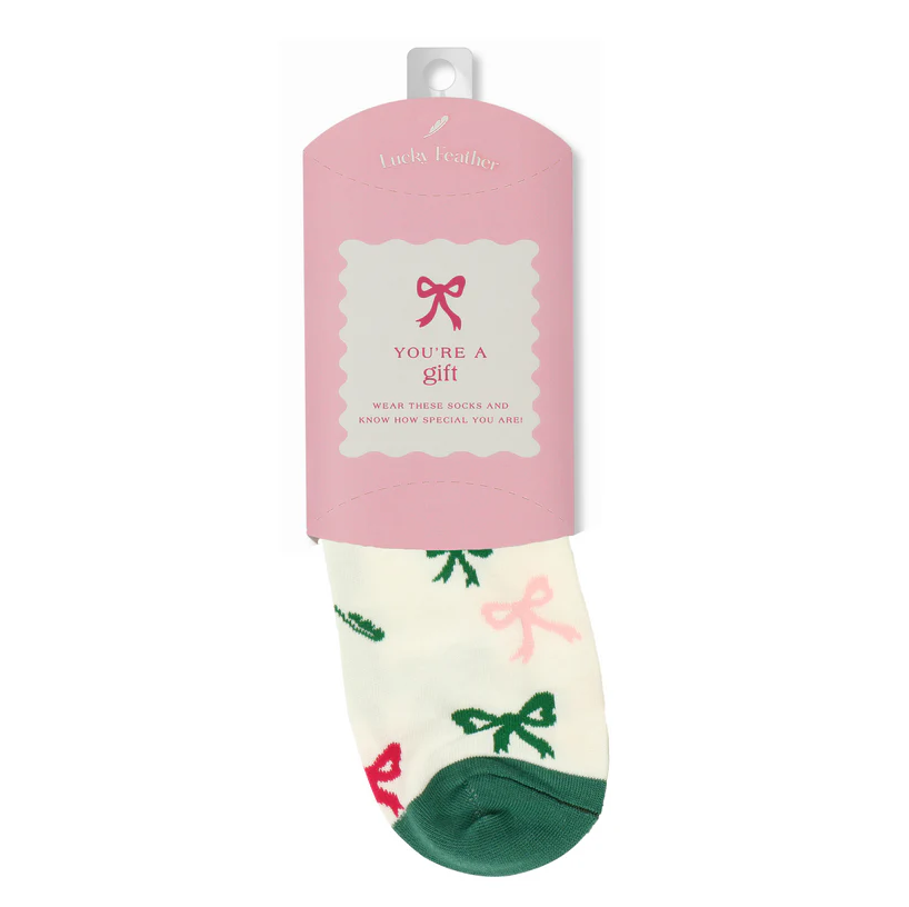 Sockspirations Gift-Ready Socks - Bow