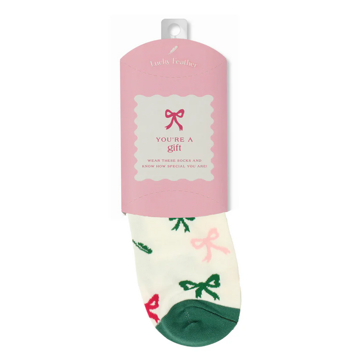 Sockspirations Gift-Ready Socks - Bow