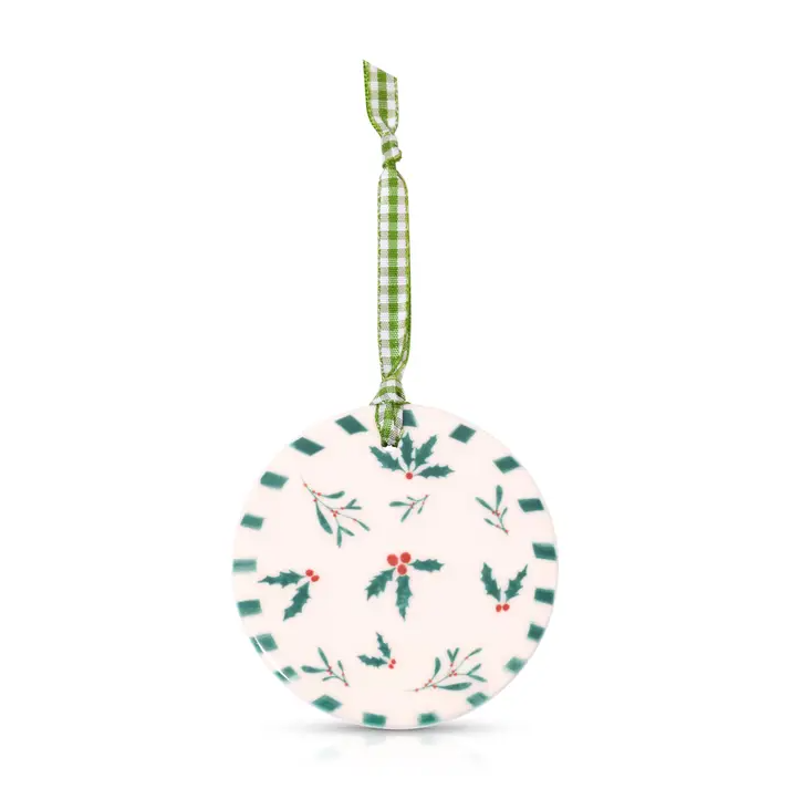 Ceramic Ornament - Holly