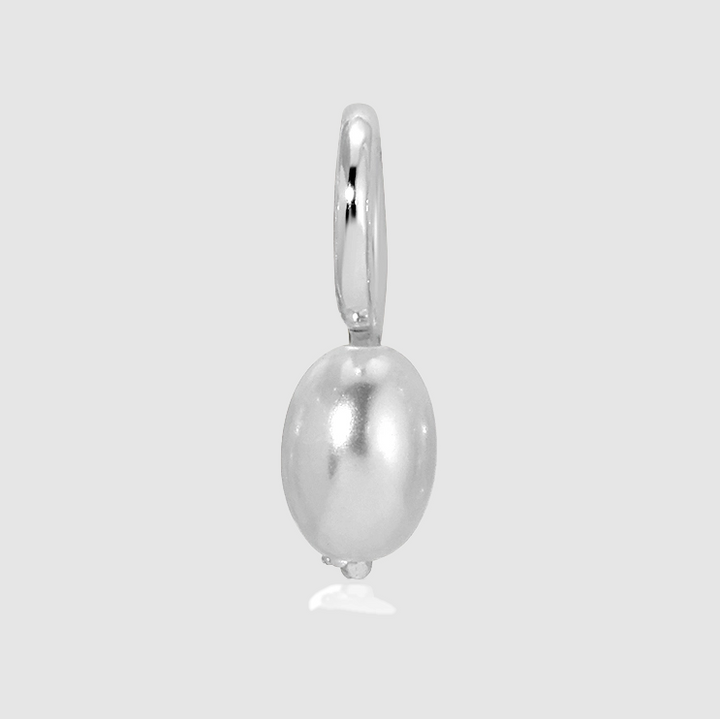 Charm Garden - Pearl Charm - Silver