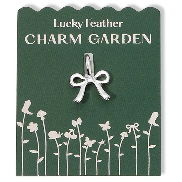 Charm Garden - Spark Charm - Silver Bow