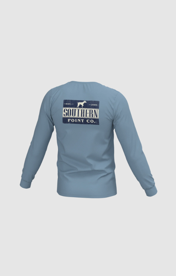 Vintage Long Sleeve Pocket Tee - Mountain Spring