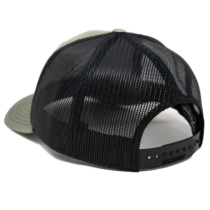 Bison Badge Patch Trucker Hat - Loden