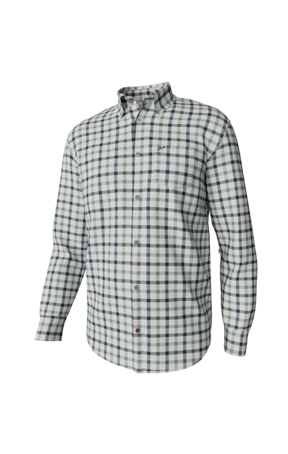 Youth Hadley Luxe Long Sleeve Button Down - Burton Check - Mallard