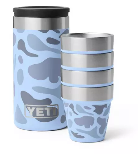 YETI® Shot Glasses - Blue Camo