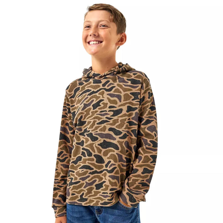 Youth Thermal Hoodie - Gauge Camo