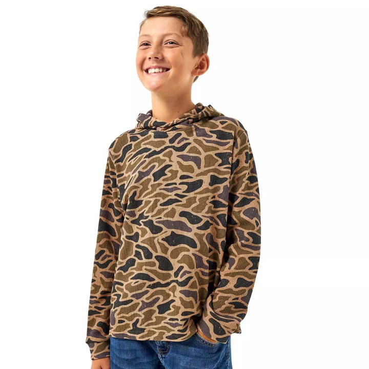 Youth Thermal Hoodie - Gauge Camo