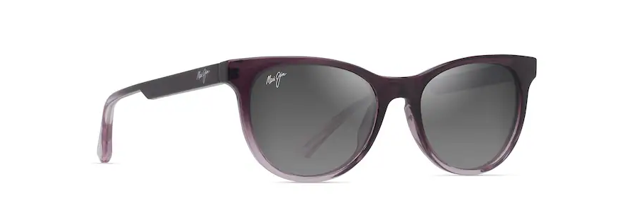 Lonomea Shiny Transparent Dark Violet w/ Neutral Grey Lenses