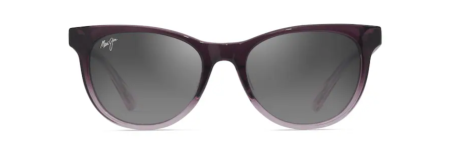 Lonomea Shiny Transparent Dark Violet w/ Neutral Grey Lenses