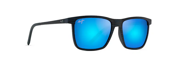 One Way Dark Navy Stripe w/ Blue Hawaii Lenses