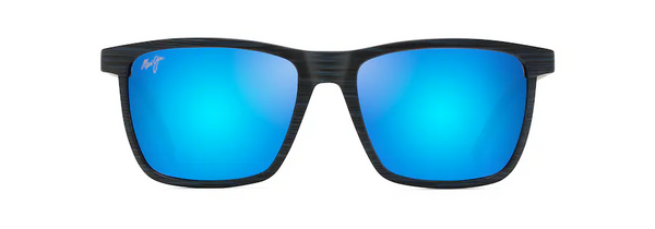 One Way Dark Navy Stripe w/ Blue Hawaii Lenses