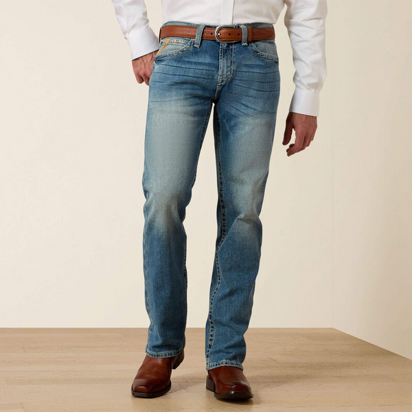 M7 Rocker Stretch Stirling Stackable Straight Leg Jean - Shasta