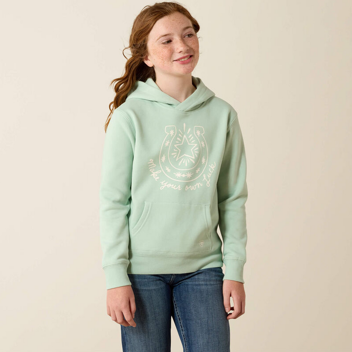 Make Your Own Luck Hoodie - Silt Green