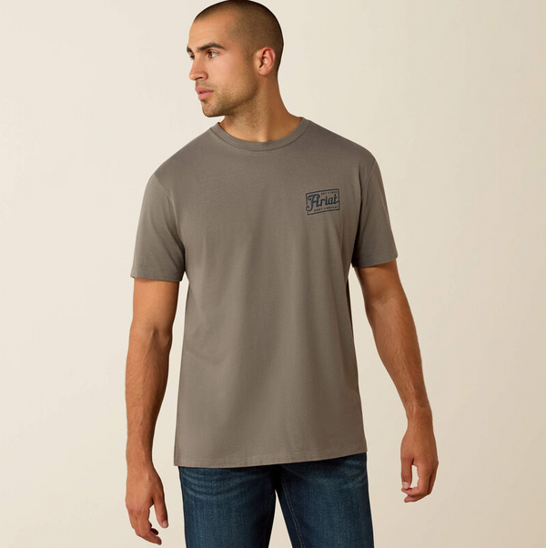 Ariat Paintriot Classic Fit T-Shirt - Smoked Pearl