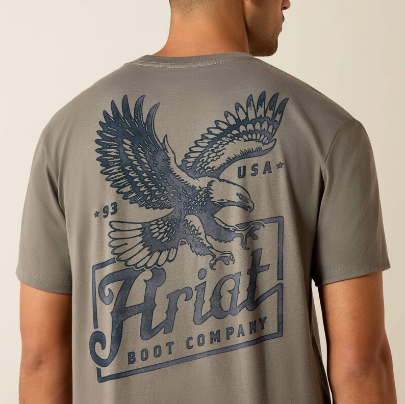 Ariat Paintriot Classic Fit T-Shirt - Smoked Pearl