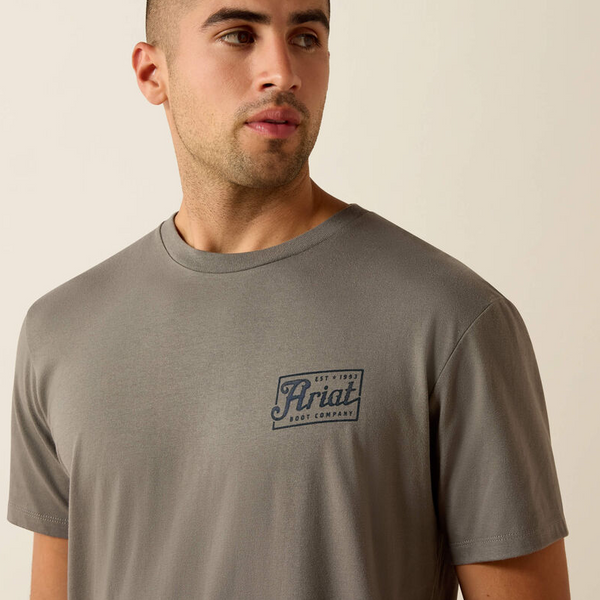 Ariat Paintriot Classic Fit T-Shirt - Smoked Pearl