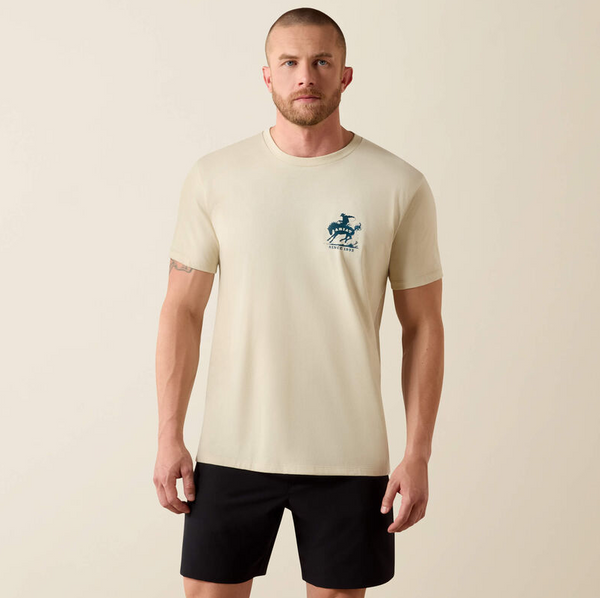 Ariat Split Freedom Painted Classic Fit T-Shirt - Natural
