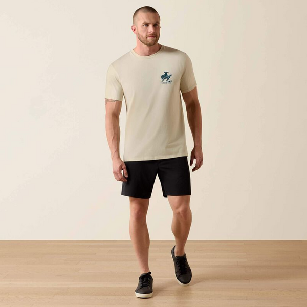 Ariat Split Freedom Painted Classic Fit T-Shirt - Natural