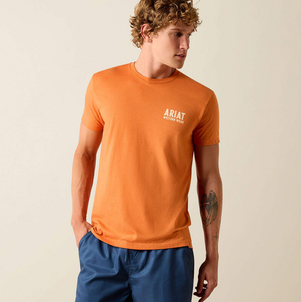 Ariat Outline Shop T-Shirt - Papaya