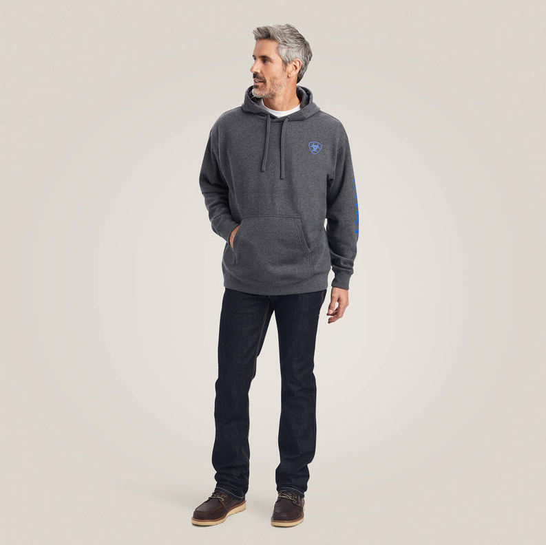 Ariat Logo Hoodie - Charcoal Heather