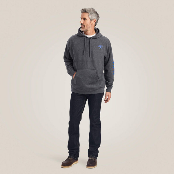 Ariat Logo Hoodie - Charcoal Heather