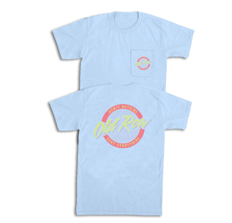 Circle Logo Pocket Tee - Hydrangea