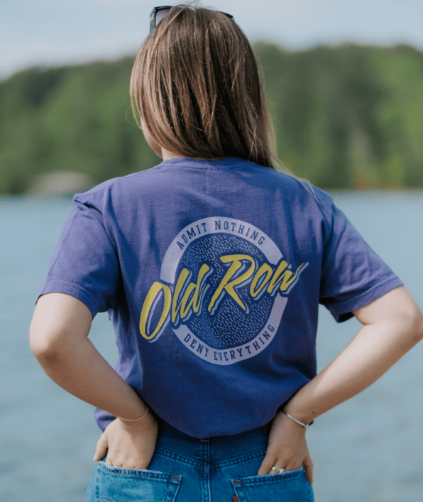 Circle Logo Pocket Tee - Grape