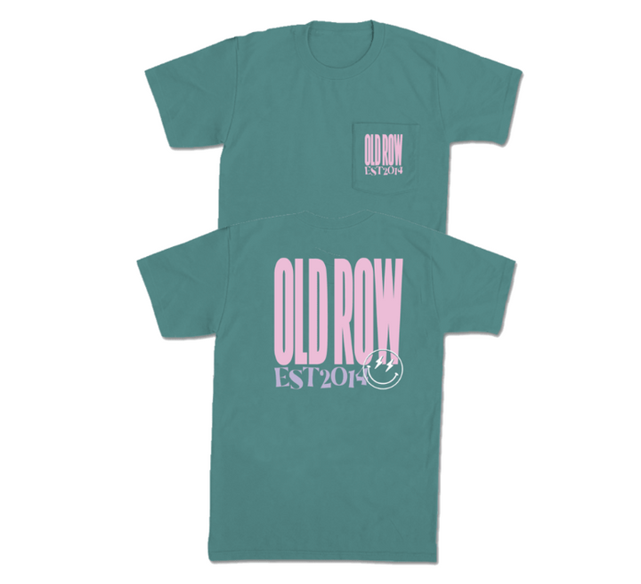 Old Row Chicks Pocket Tee - Emerald