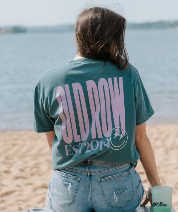 Old Row Chicks Pocket Tee - Emerald