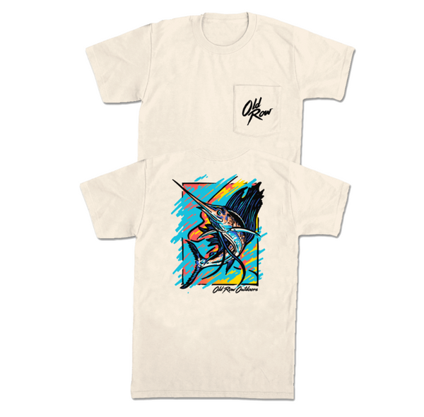 Neon Outdoors Sailfish Pocket Tee - Ivory