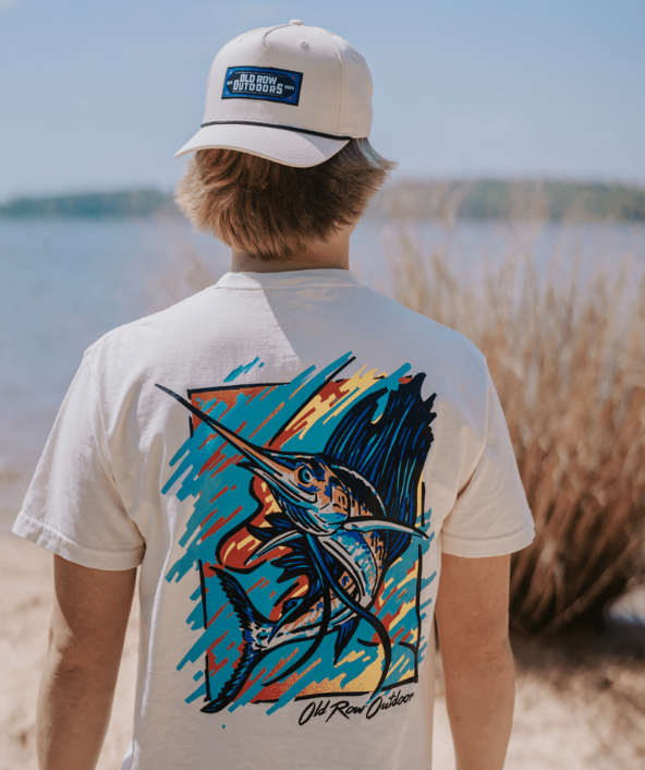 Neon Outdoors Sailfish Pocket Tee - Ivory