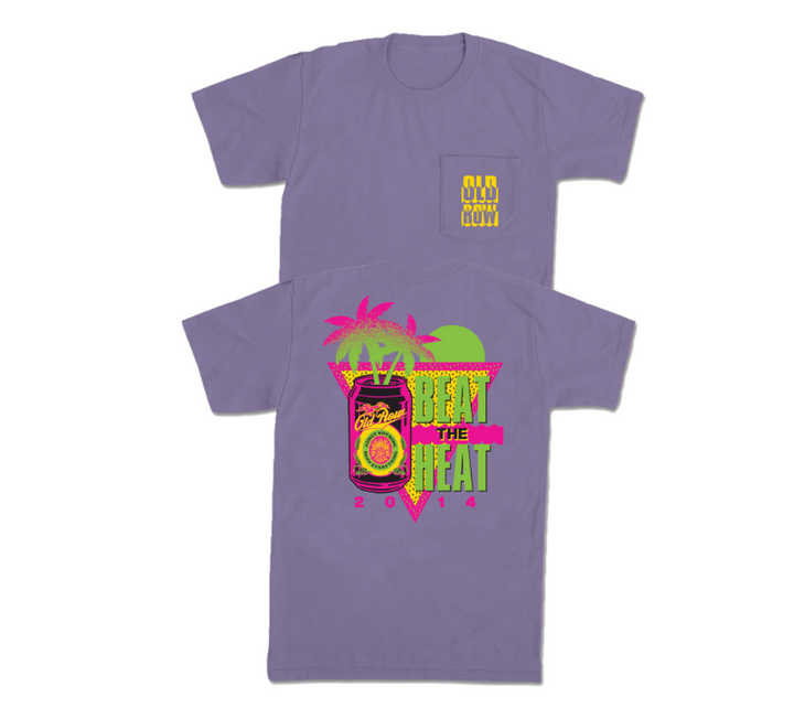 Beat The Heat Pocket Tee - Grape