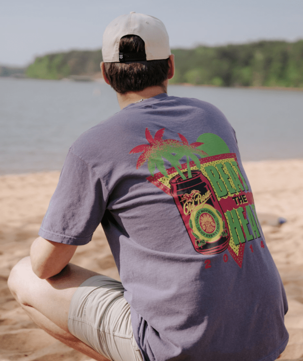 Beat The Heat Pocket Tee - Grape