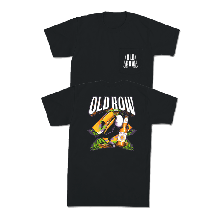 The Party Toucan Pocket Tee - Black