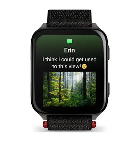 Venu® X1 Black with Slate Titanium Caseback and Black ComfortFit Nylon Band