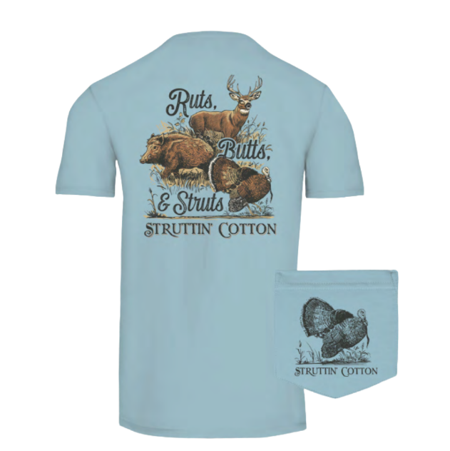 Ruts, Butts, And Struts Tee - Beachwash