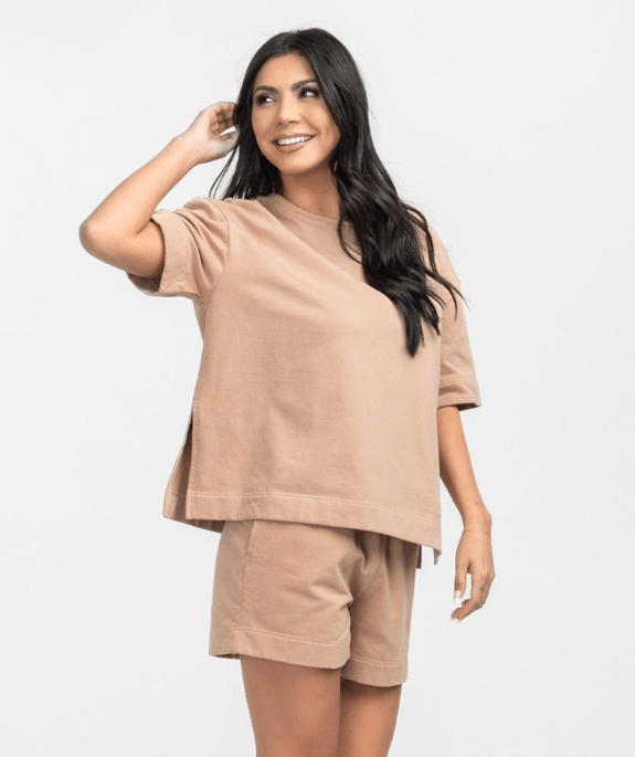 On The Daily Tee - Warm Taupe