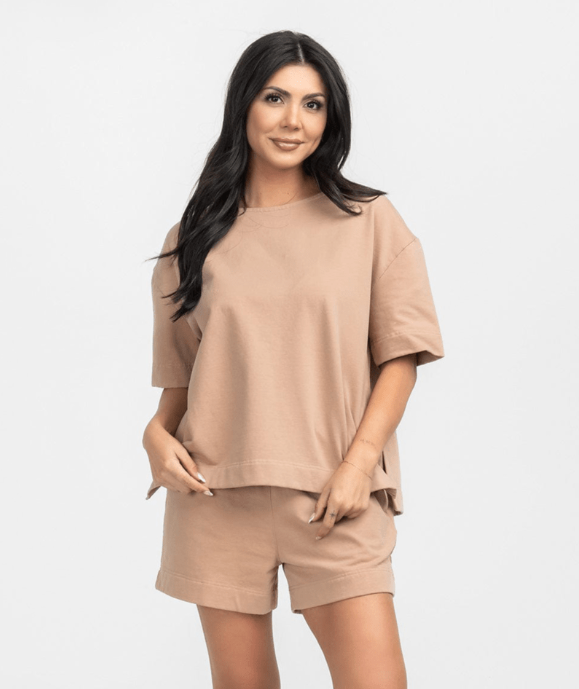 On The Daily Short - Warm Taupe