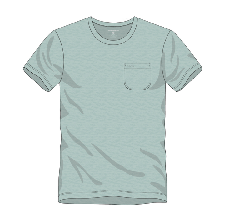 Max Comfort Pocket Tee SS - Harbor Gray