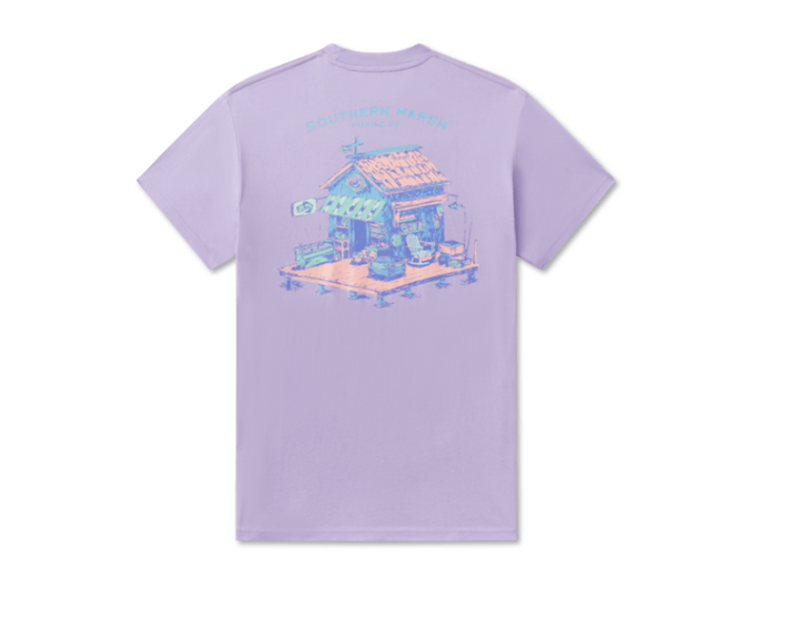 Bait Shop Tee - Wharf Purple