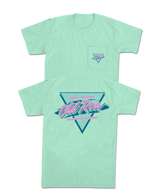 Retro Triangle 2.0 Pocket Tee - Island Reef