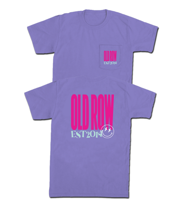 Old Row Chicks Pocket Tee - Violet