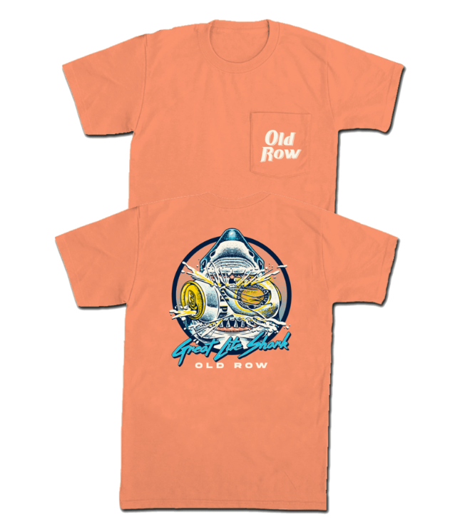 Great Lite Shark Pocket Tee - Melon