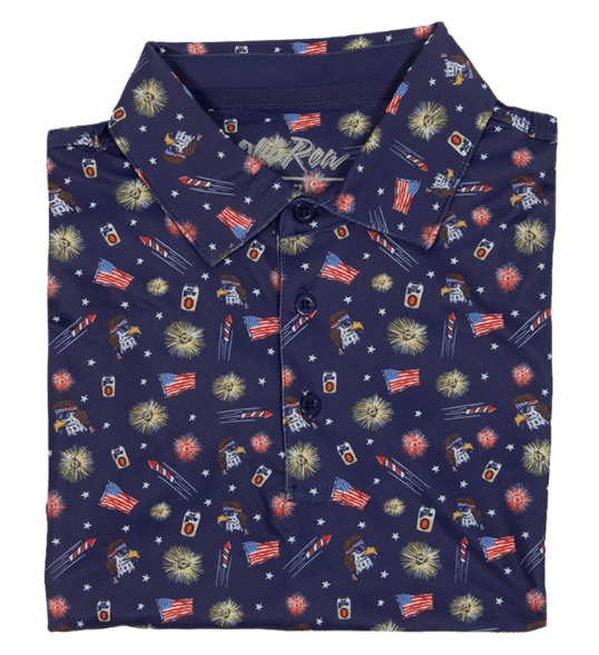 Old Row USA Polo - Navy